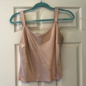 Gold shimmer tank top